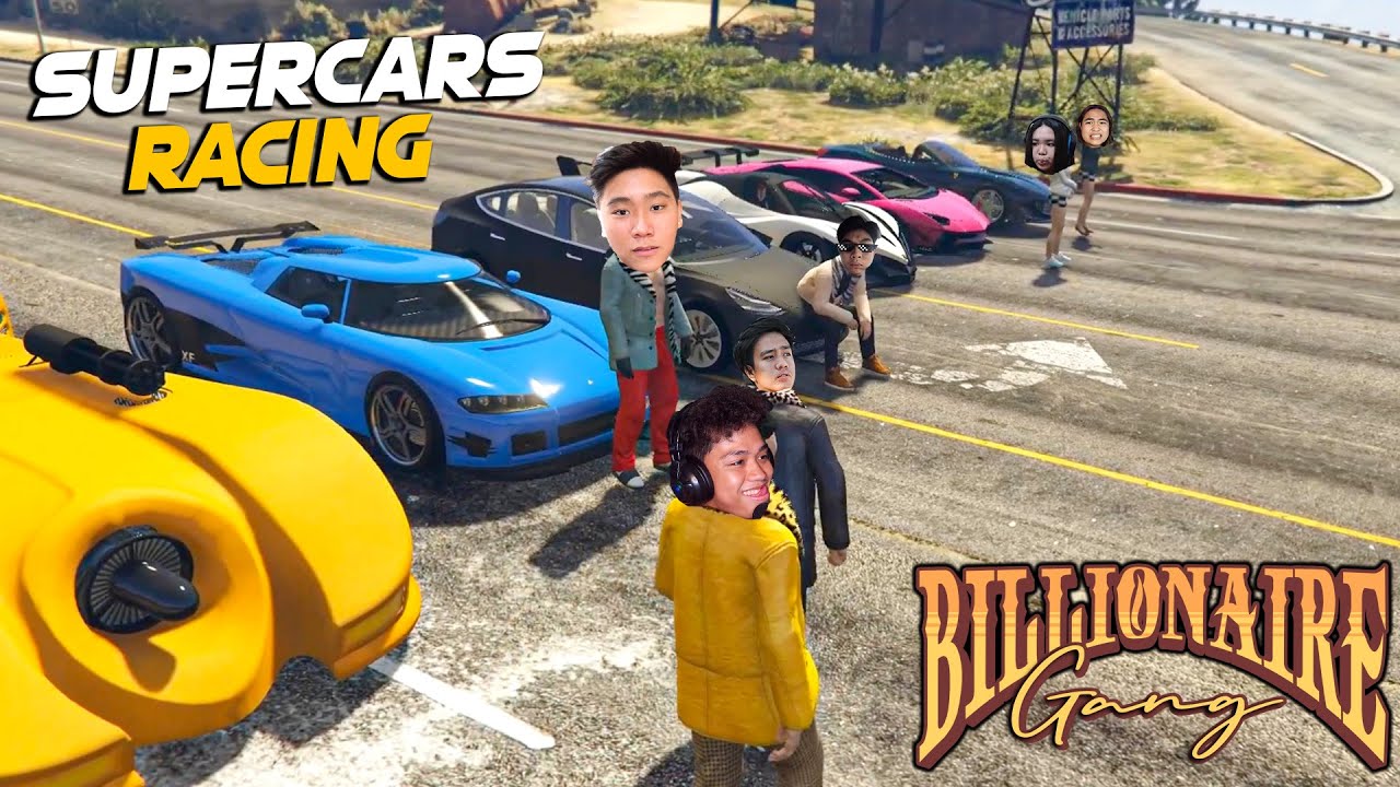 Billionaire Gang SUPERCARS Racing!! | GTA 5