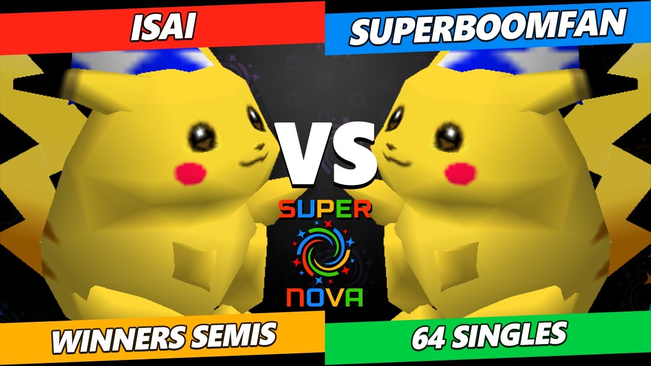 Supernova 2025 TOP 8 - Isai (Pikachu) Vs. SuPeRbOoMFAn (Pikachu) Smash 64 Tournament