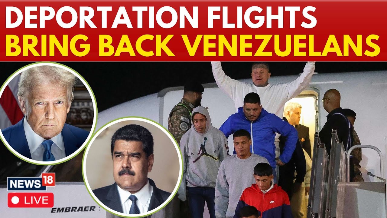 LIVE | US Deportation | US Begins Deportation Flights To Venezuela | Trump Immigration Policy | N18G