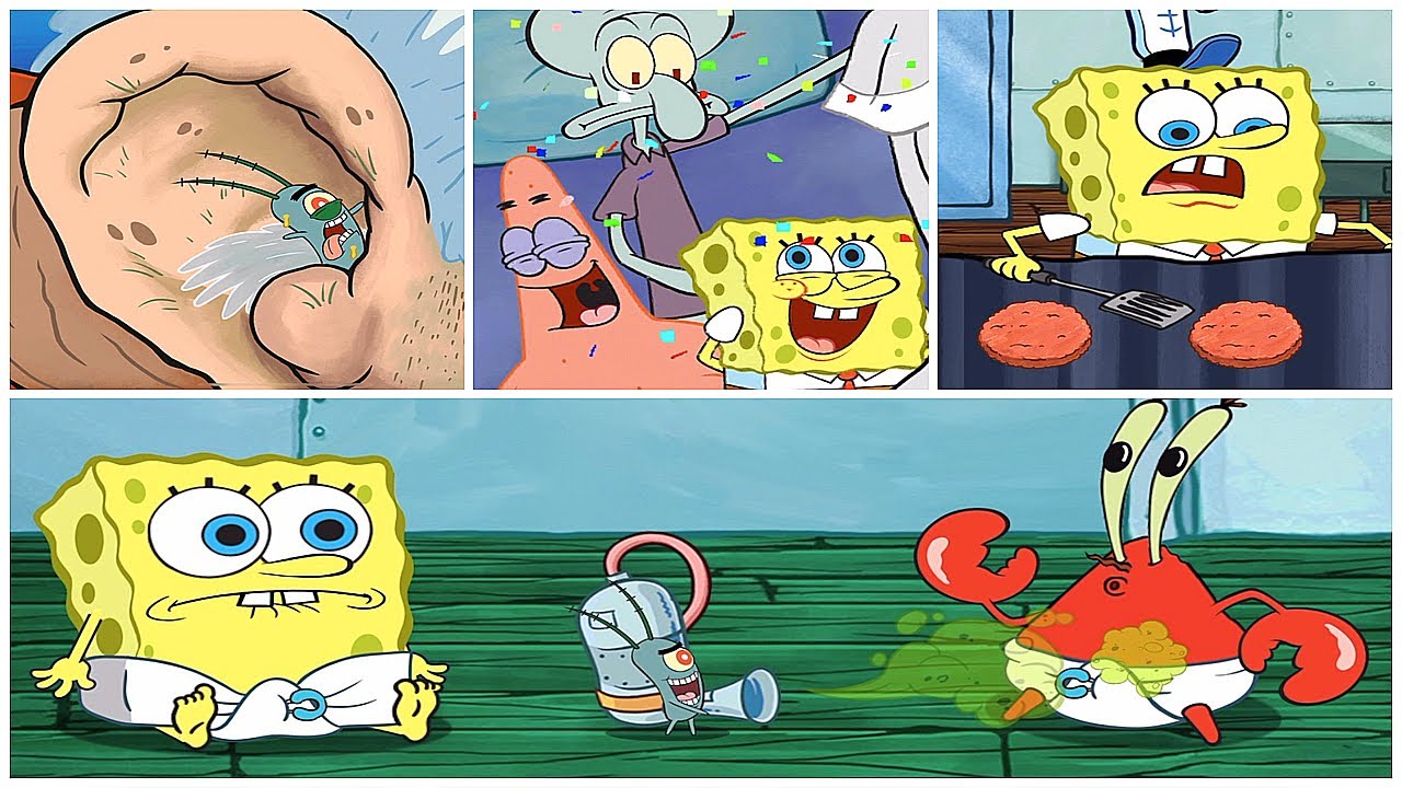 Игра SpongeBob Game Frenzy — все 65 карточек с ошибками (мини-игры) Полный игровой процесс для iO...