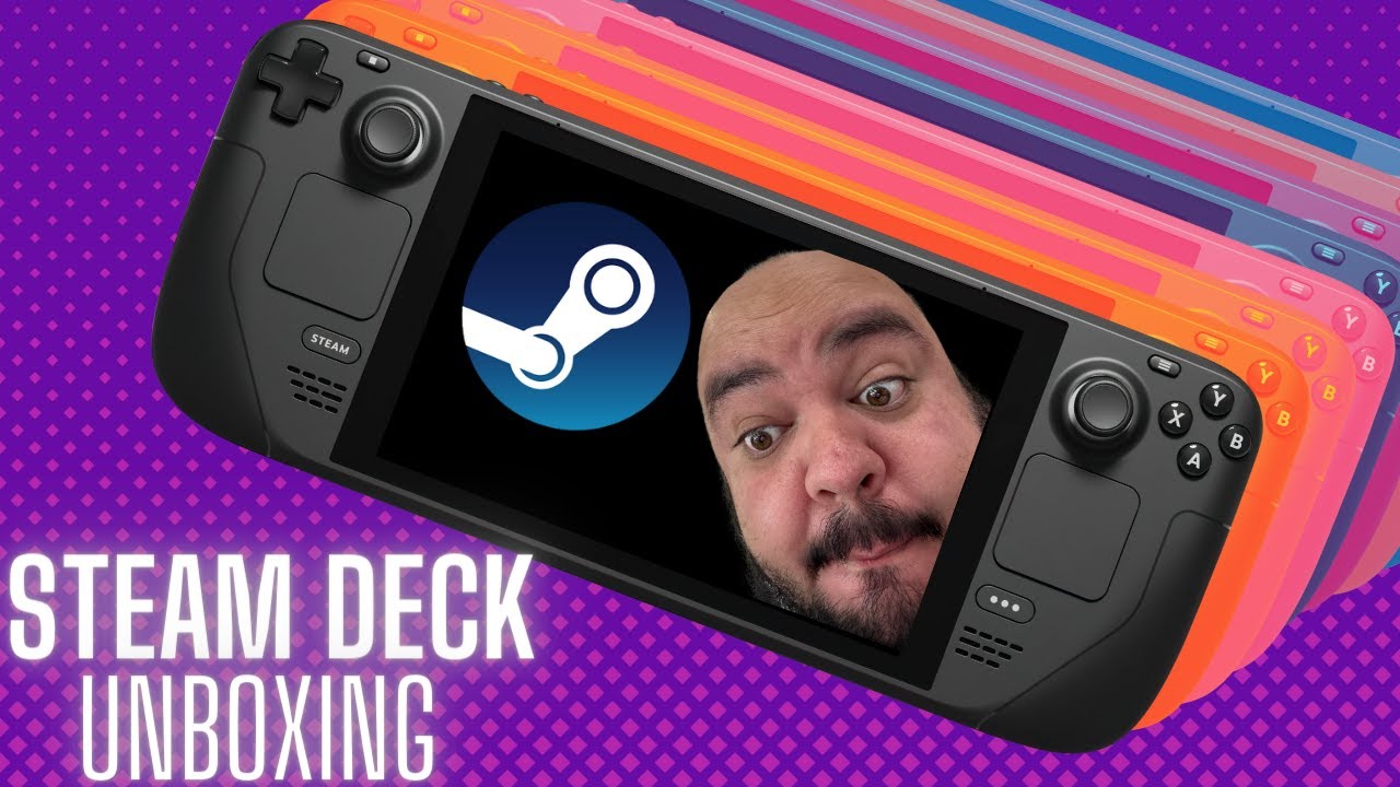 STEAM DECK: UNBOXING E PRIMEIRAS IMPRESSÕES.