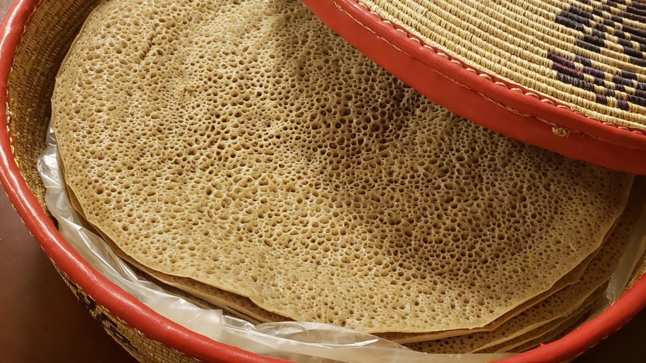 How to Make 100% Teff Enjera in America Samrawit Asfaw