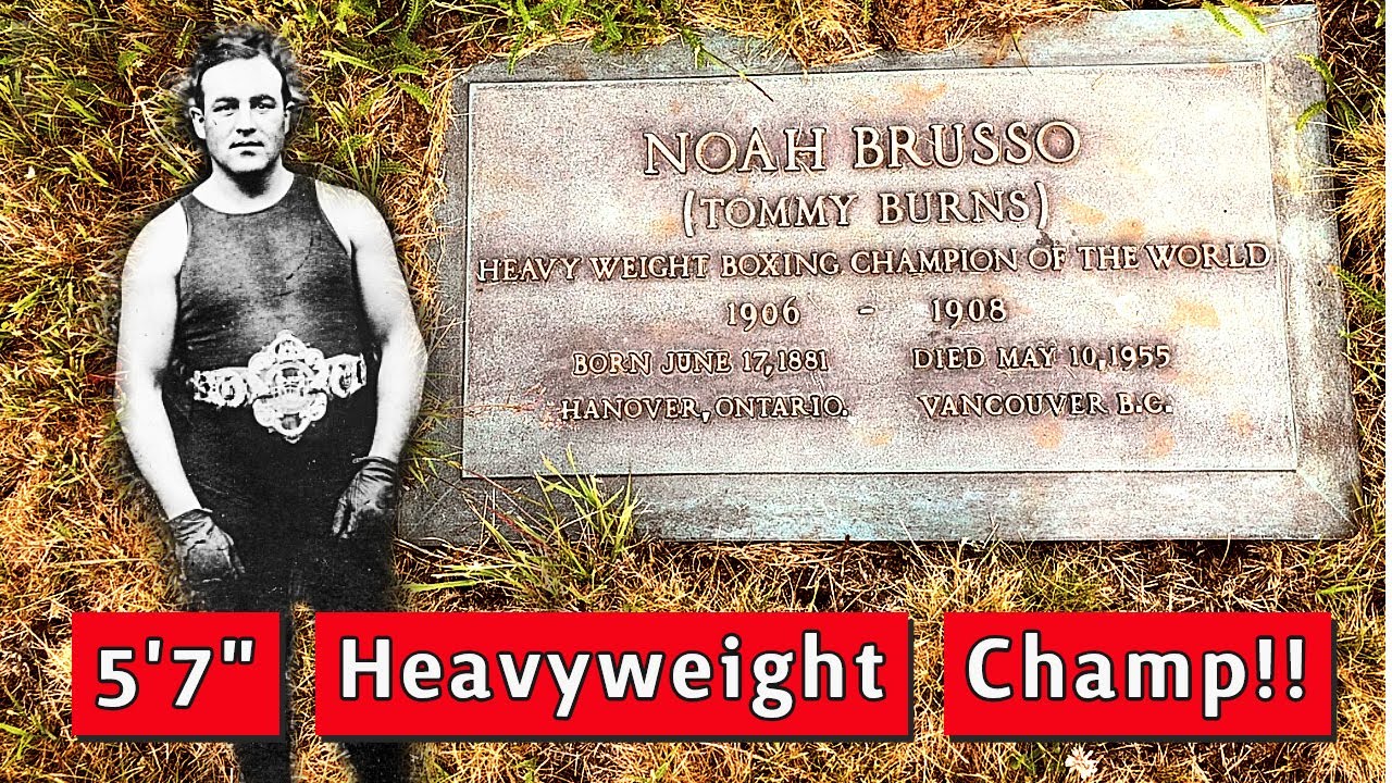 Famous Graves: TOMMY BURNS | Smallest Heavyweight Champion in Boxing History