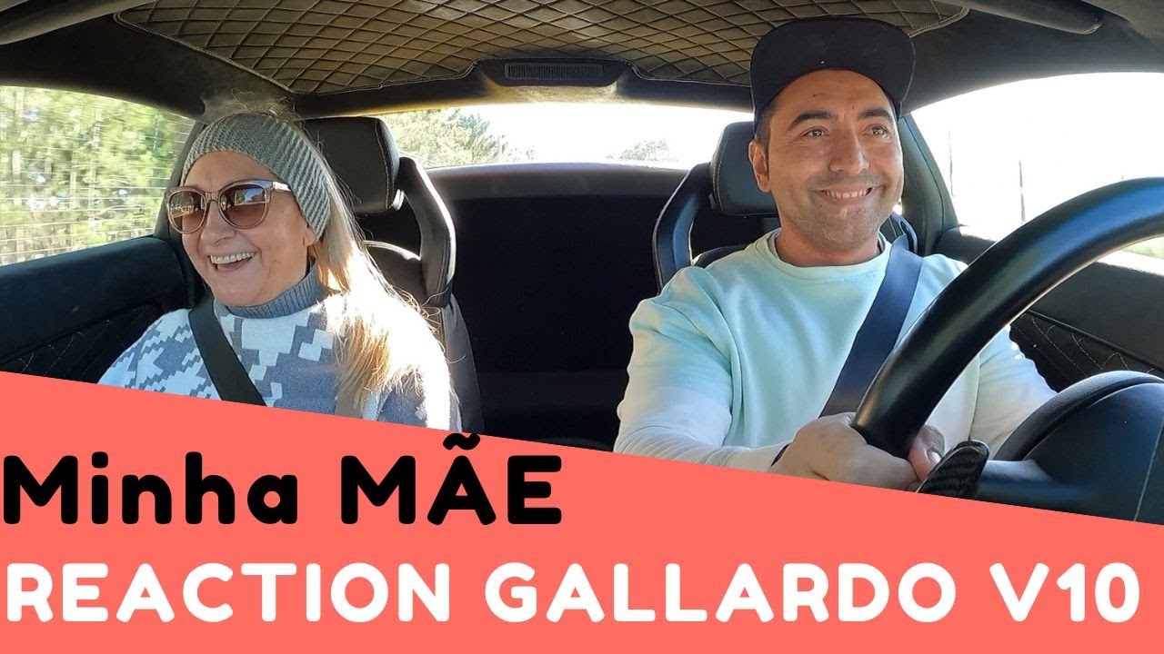 Minha M&Atilde;E no LAMBORGINI - Ai o meu CORA&Ccedil;&Atilde;O