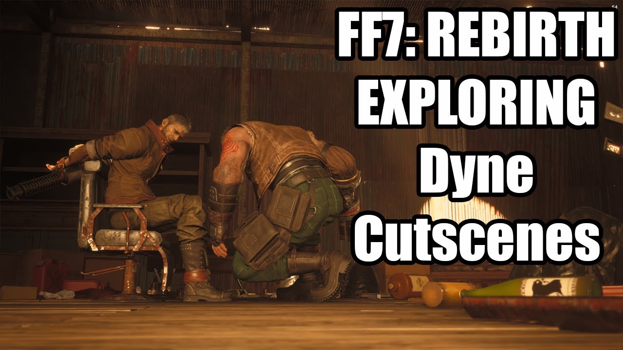 FFVII Rebirth - Exploring Dyne's Cutscenes