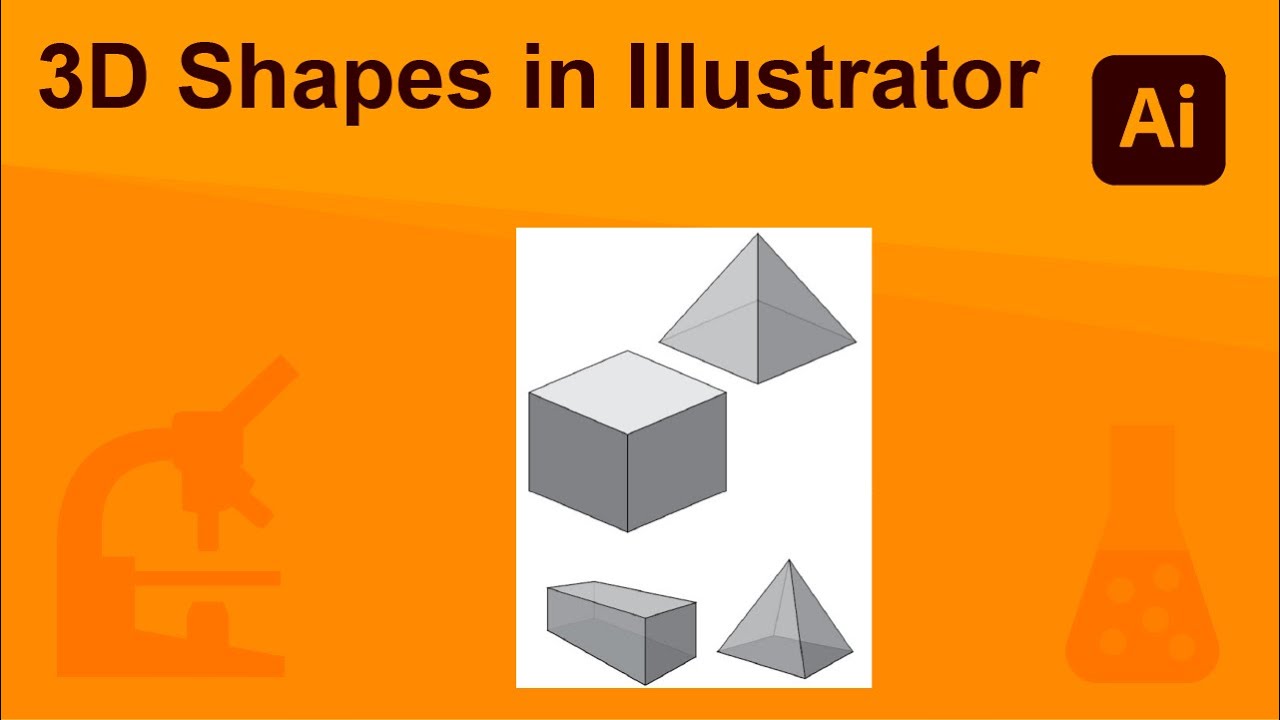 3D-фигуры в Adobe Illustrator: пирамида и прямоугольная призма