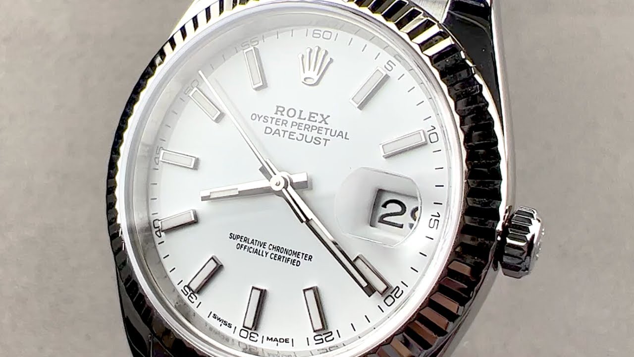 Rolex Datejust 41 126334-0009 - White Dial Hands-On Review and Features Overview