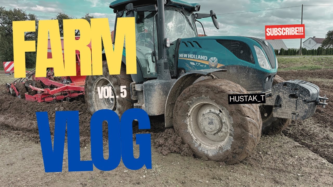 #5 FARMVLOG - ZAKOPAL JSEM TRAKTOR!! + SETÍ PŠENICE