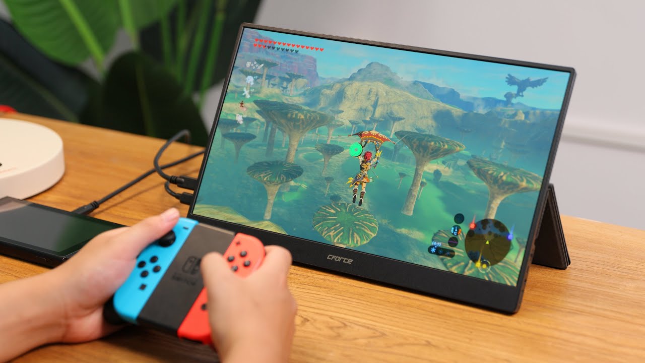 【轻电科技】 OLED便携显示器值不值得买？Cforce CF015-NEXT体验 |  Cforce CF015-NEXT Review