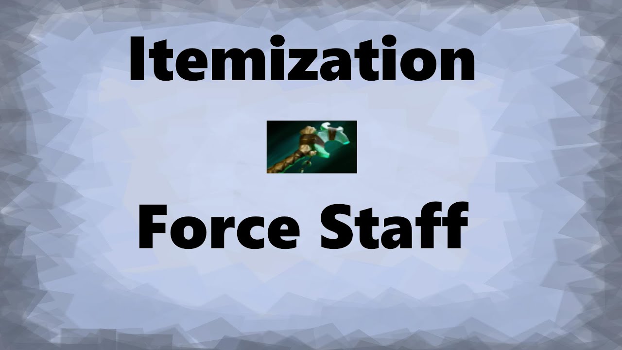 Support Itemization: When to buy Force Staff | 7.27c