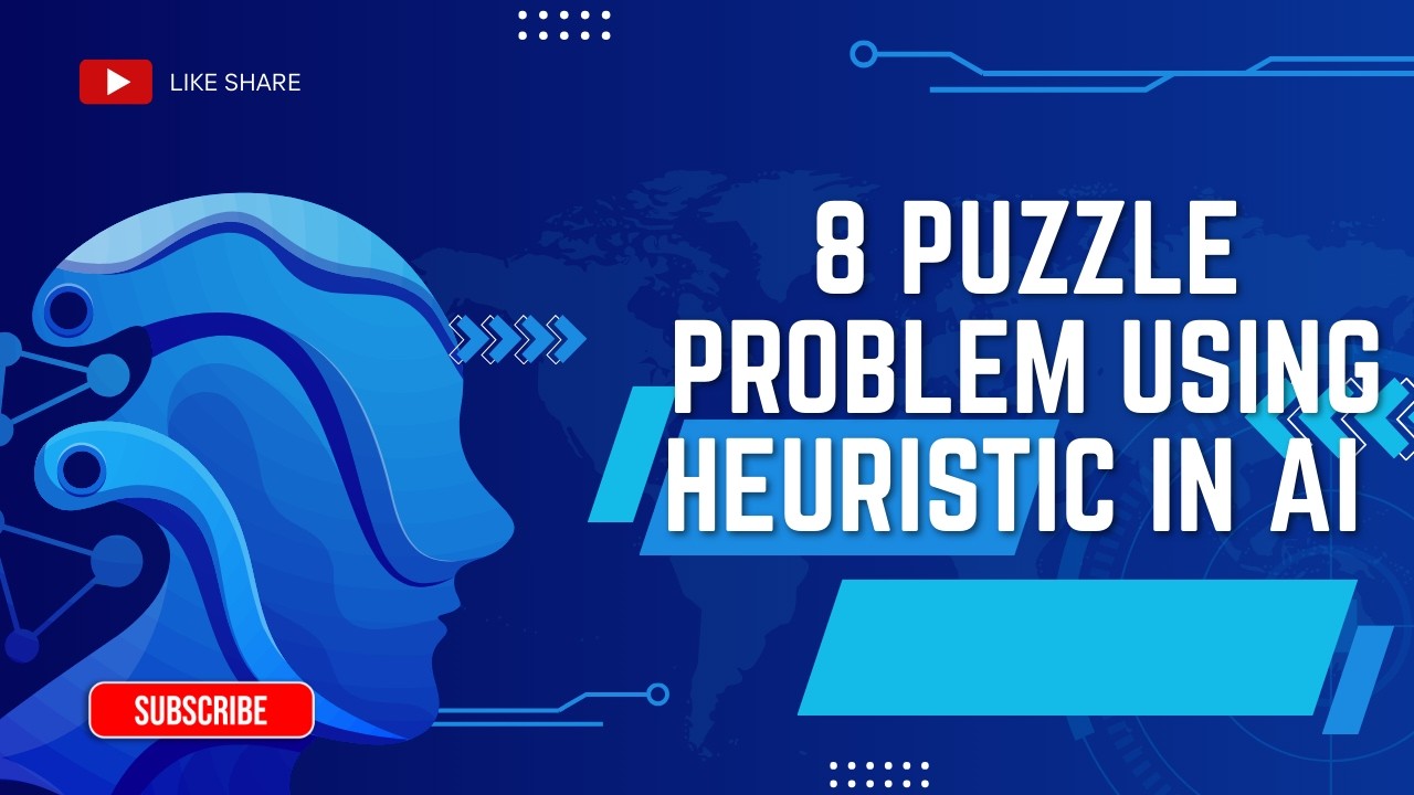 8 puzzle using Heuristic |Artificial Intelligence Lecture Series|#artificialintelligence