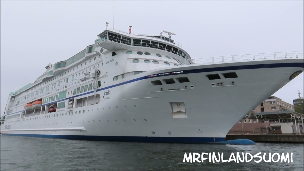 M/S Birka Stockholm In Mariehamn Harbor 15 05 2021 Ecker&ouml; Line