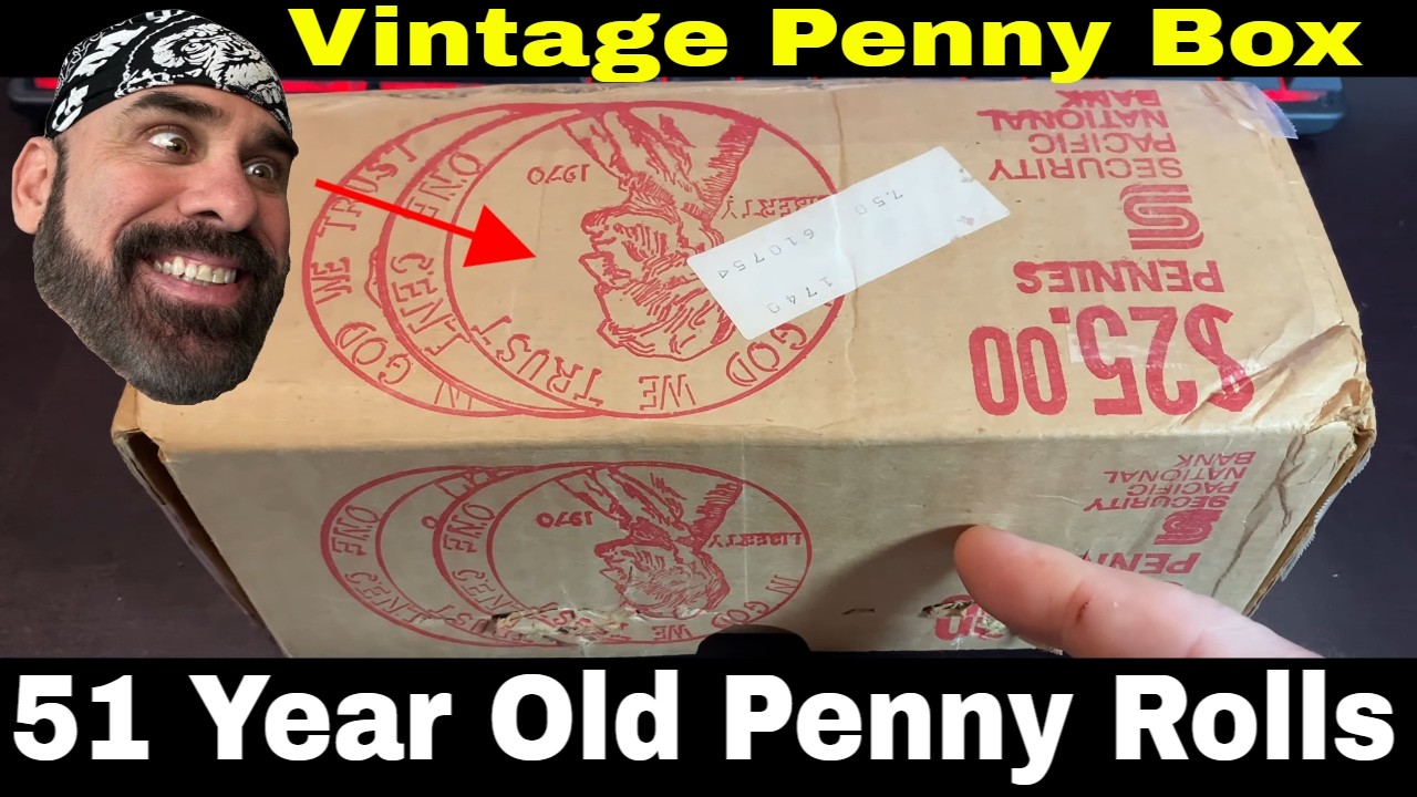 Searching 51 Year Old Original Penny Rolls | Box 2 - Hunt and Fill