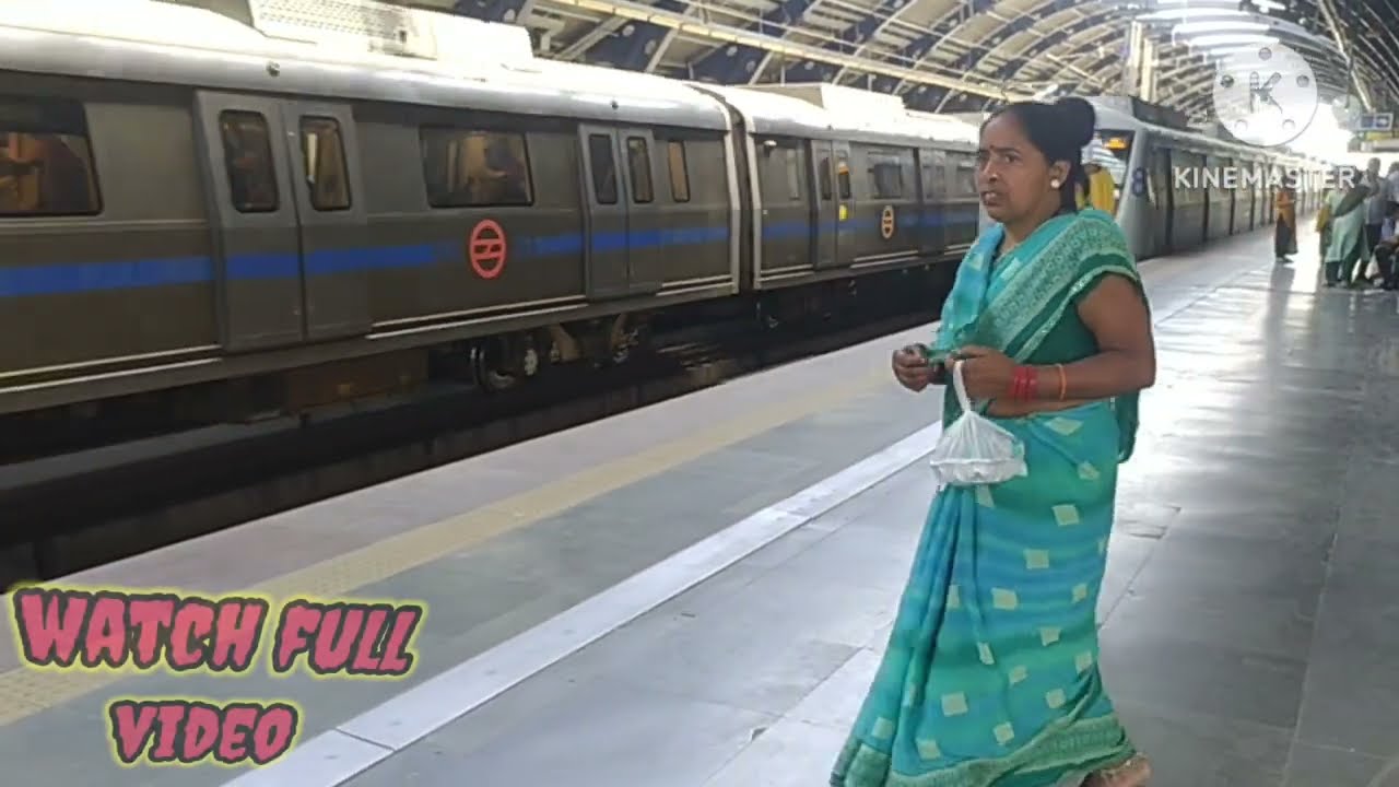 दिल्ली मैट्रो यात्र /झंडे वाल सै उत्तम नगर् वेस्ट मेट्रो स्टेशन/झंडे वाल सै वीर हनुम जी के दर्शन /