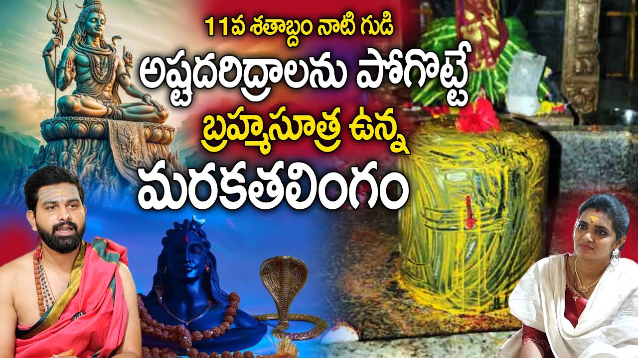 మరకత శివలింగం | Special Story on Marakatha Shiva Lingam Temple Chandippa Shankarpally | SumanTV