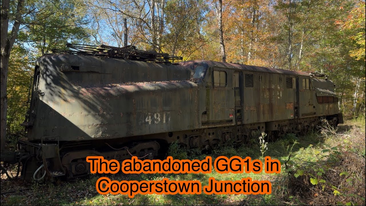 A Quick Look at the Abandoned GG1s in Cooperstown Junction