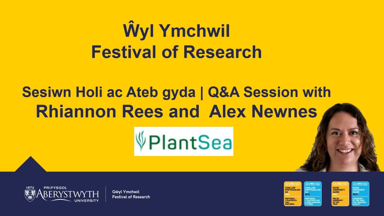 A conversation with PlantSea Ltd. Rhiannon Rees and Alex Newnes.