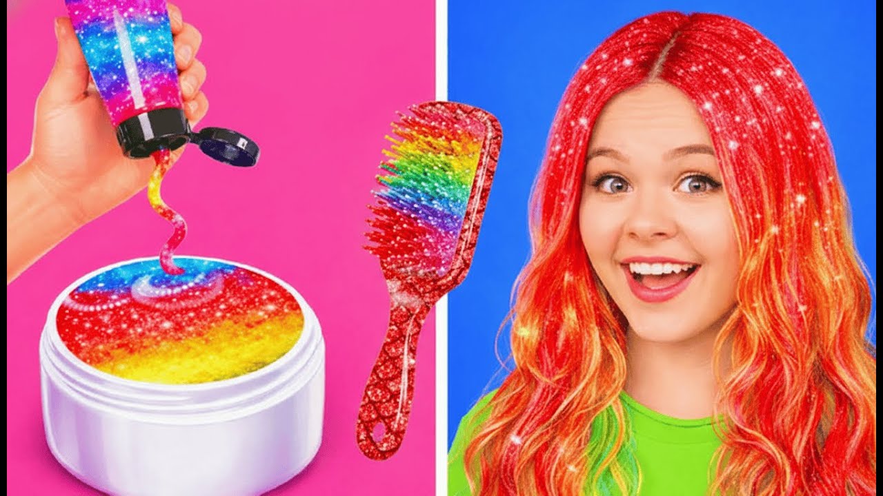 CZERWONE WŁOSY SYRENY 💖 Metamorfoza w stylu Arielki ✨