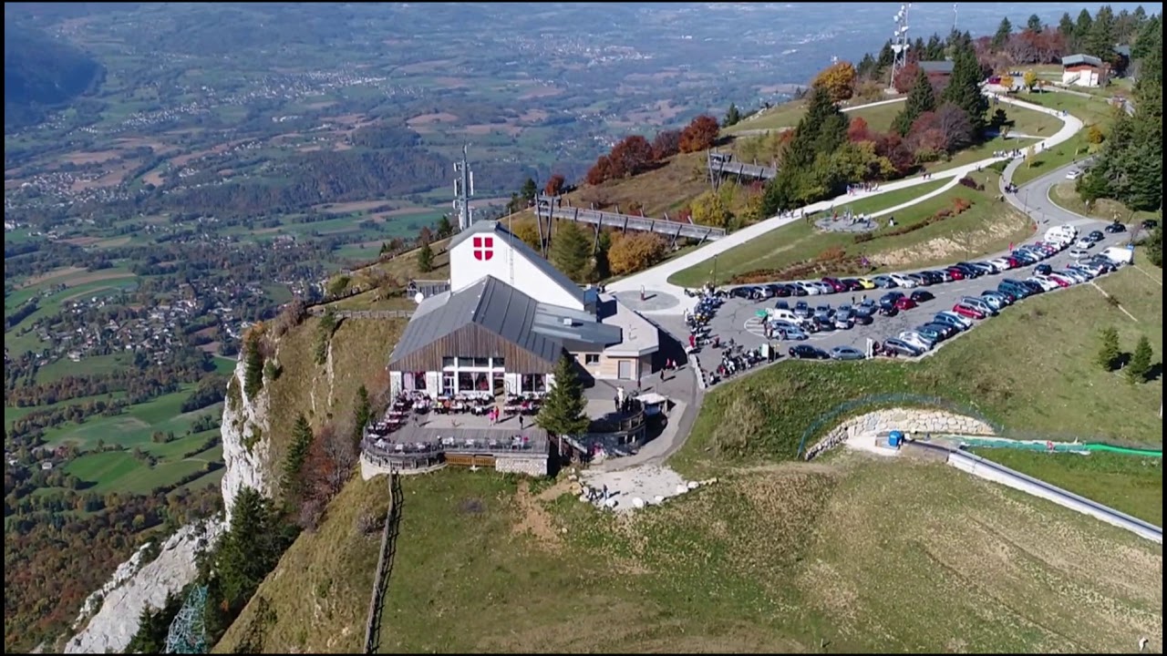 Urbex : station inférieure du téléphérique du Revard et Drone