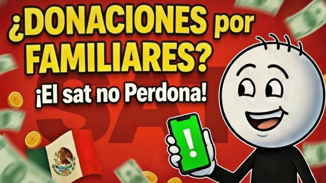 Donaciones familiares 🚨 No cometas errores que el SAT no te perdona