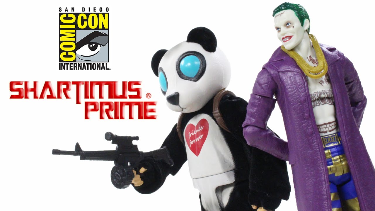 Suicide Squad Joker and Panda Man SDCC 2016 Mattel Exclusive MattyCollector Toy Action Figure Review