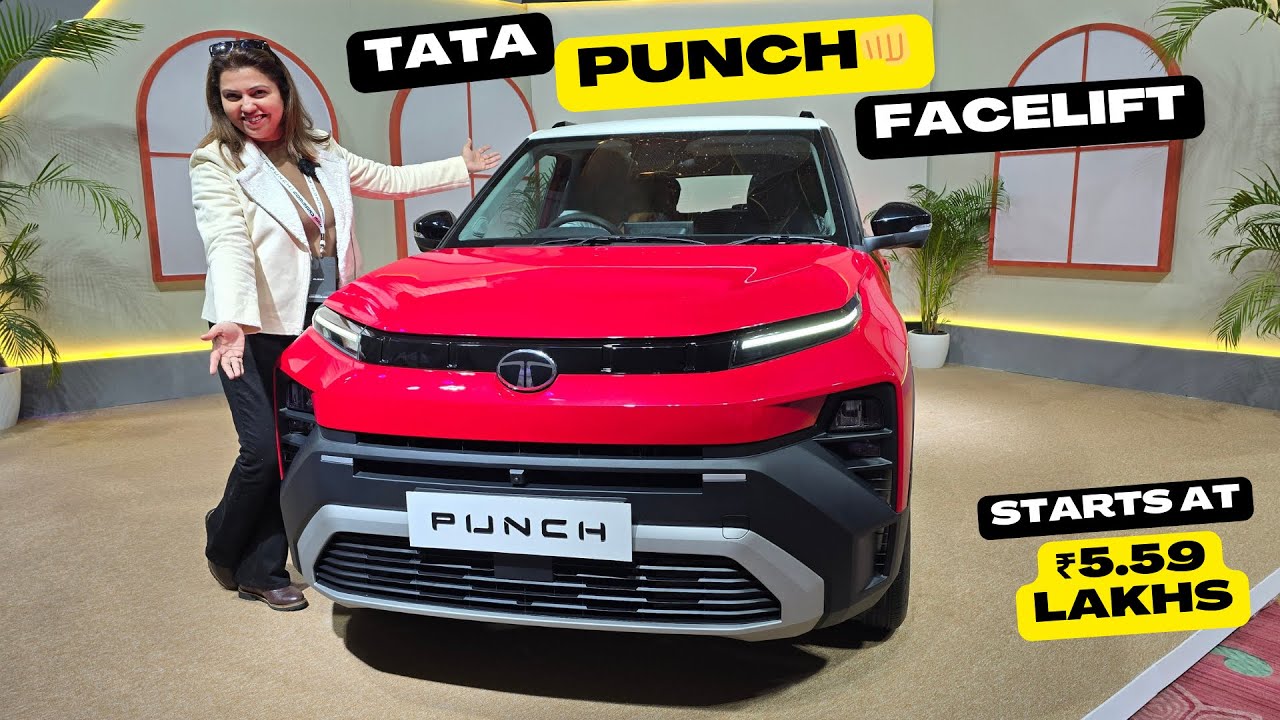 Tata Punch Facelift launched starts at ₹5.59 Lakhs 
