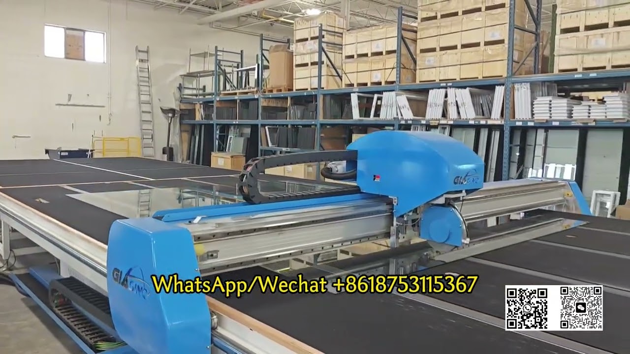 CNC Glass cutting Line with Low-e deleting wheel in Canada +8618753115367
