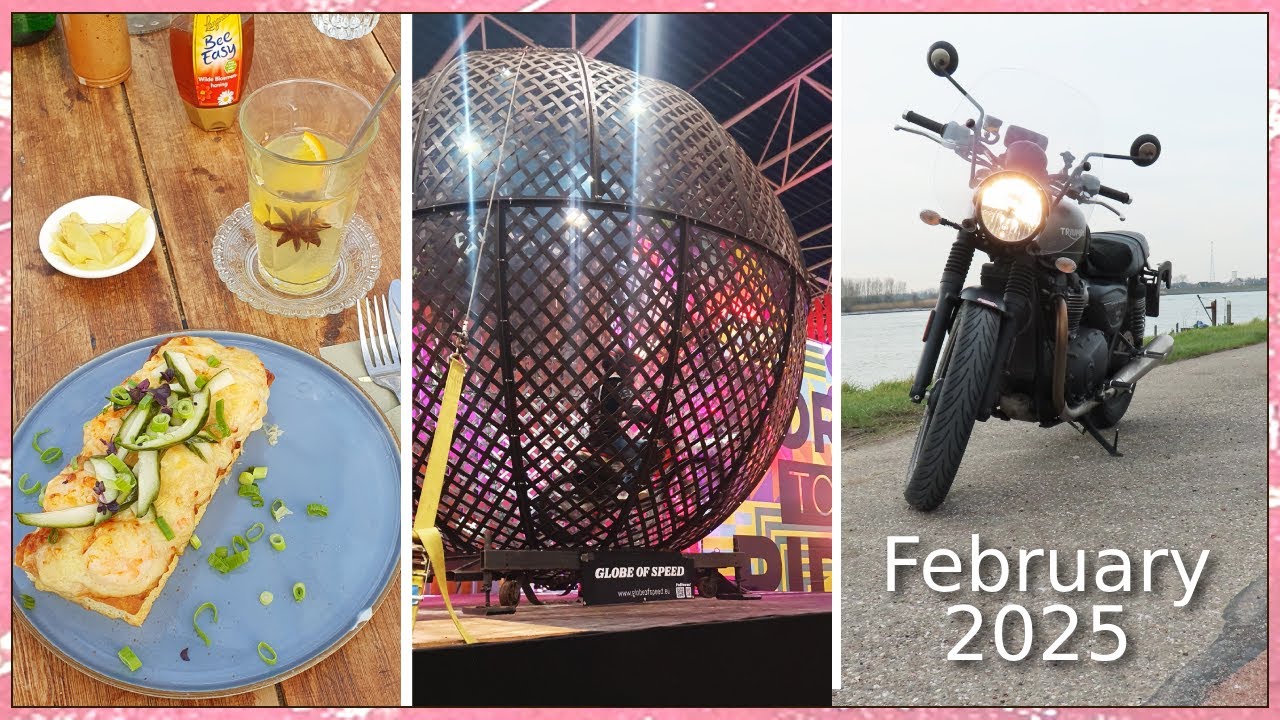 Riding, Beach day and MOTORbeurs | Februari 2025 | Triumph Speed Twin 900🏍️