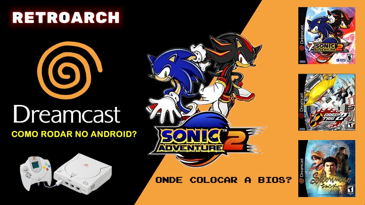 Como rodar jogos do Dreamcast no Retroarch android?