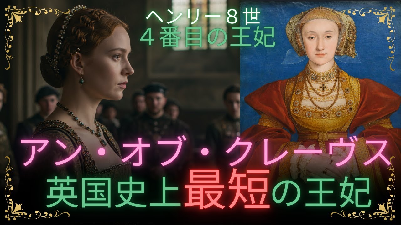 英国王室史上最も短い6ヶ月間の王妃：失敗した王妃『アン・オブ・クレーヴス』が王宮で生き抜いた本当の理由