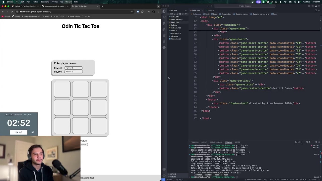 Day 18 learning web dev until I know what I’m doing | code, study, hangout