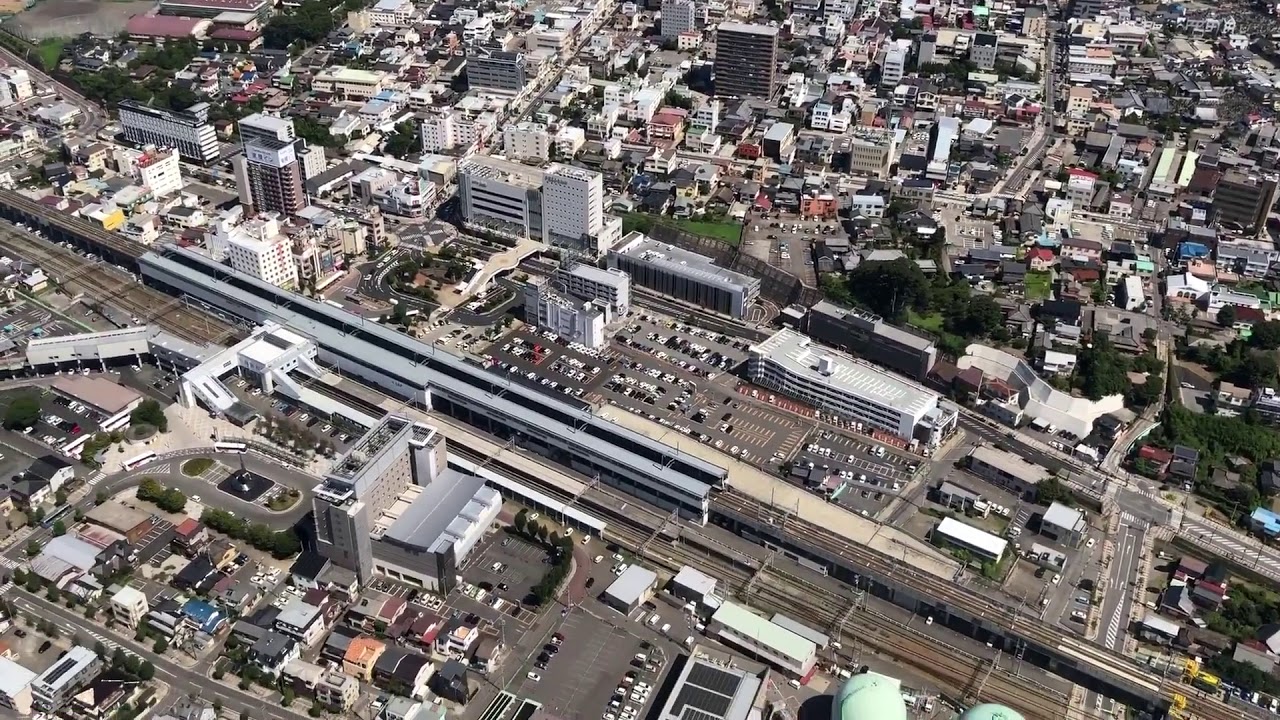 ヘリで上田市上空をお散歩