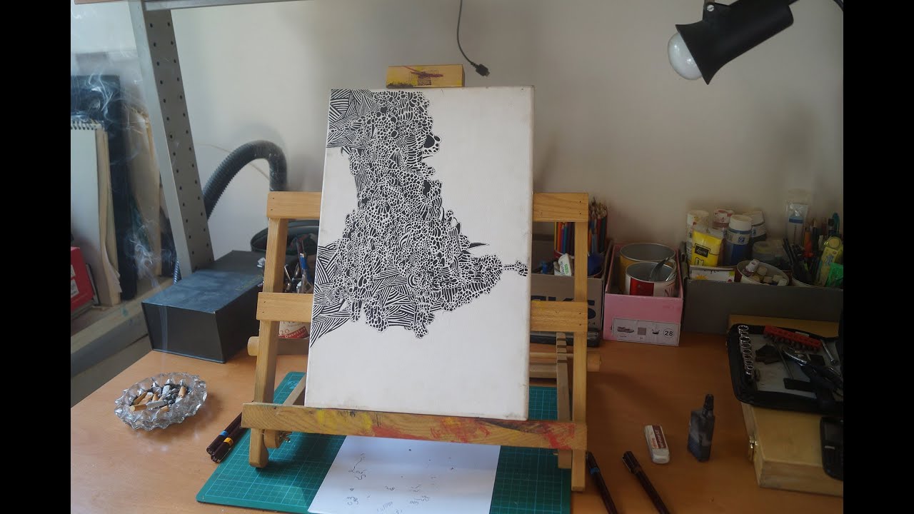 Dessin encre de chine de J2PG
