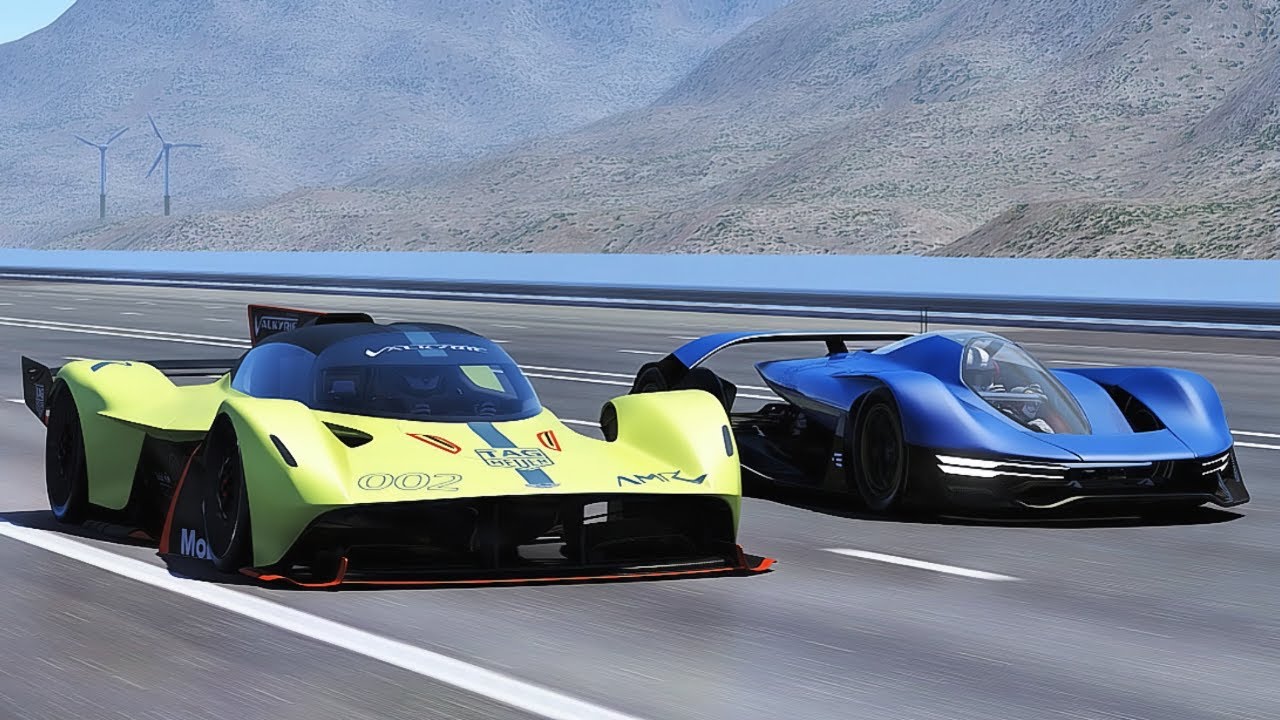 1600Hp Whaaam DTW Vs 1115Hp Aston Martin Valkyrie AMR Pro | 20KM DRAG RACE!