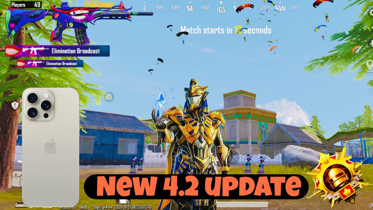New Even 4.2 \” PUBG Games”/ IPhone 14 pro % conqueror Push #pubg 