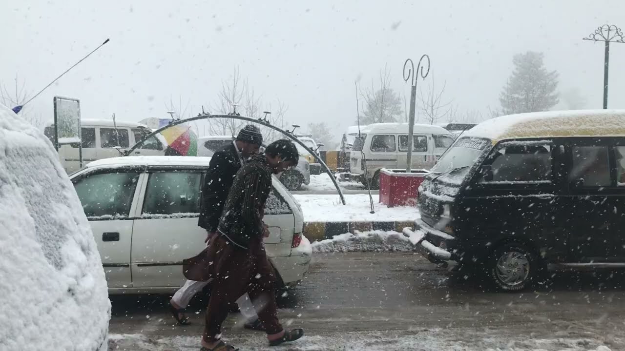 Murree Live Today Weather News Murree Mall Road Live Snowfall Heavy Snowfall2026 #murree #4k #2025