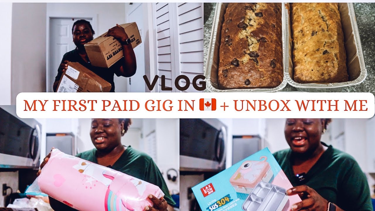 My First Paid Gig, Unbox with me for Back To School – What a Day!