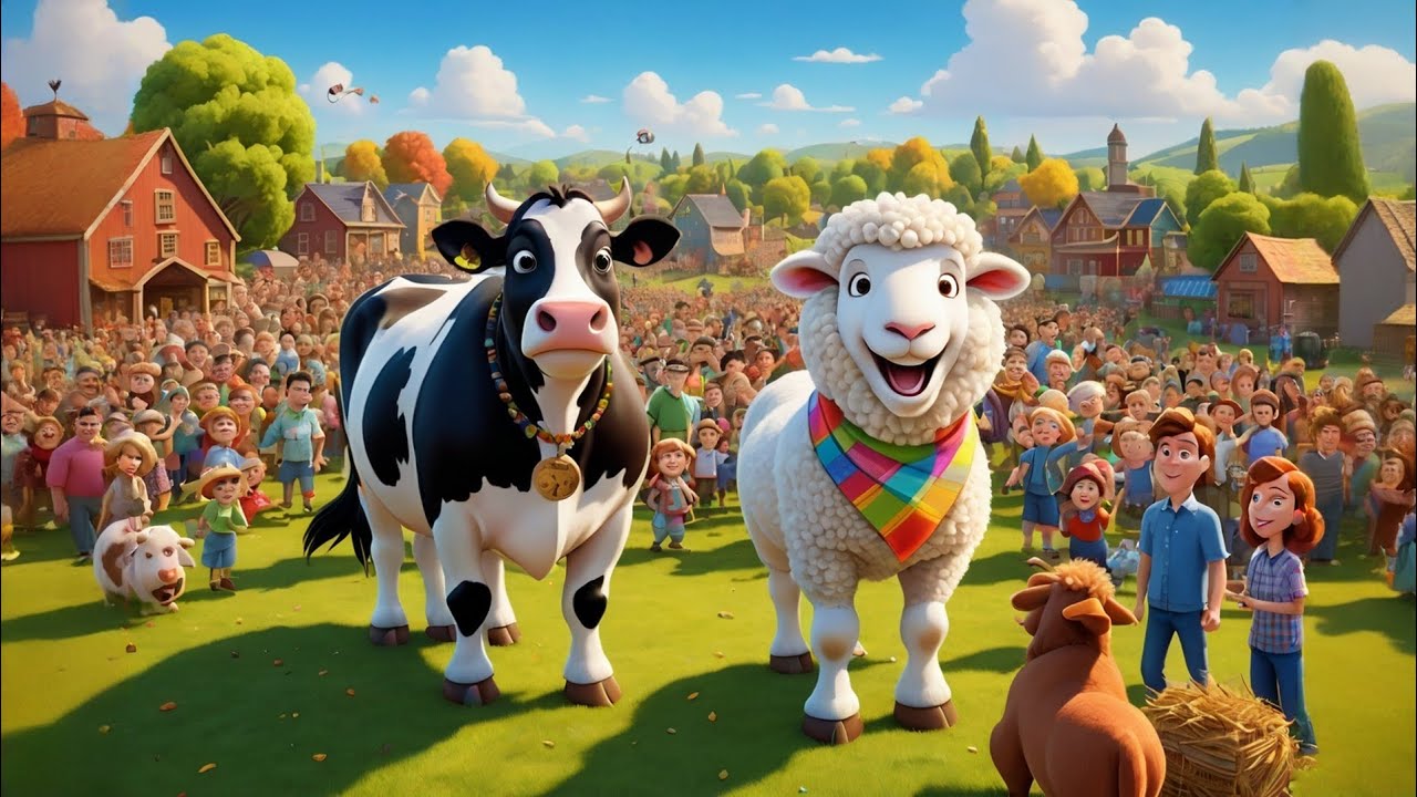 The Amazing Farm Helpers 🌾 | Kids 3D Animated Story | Teamwork Saves the Farm!
