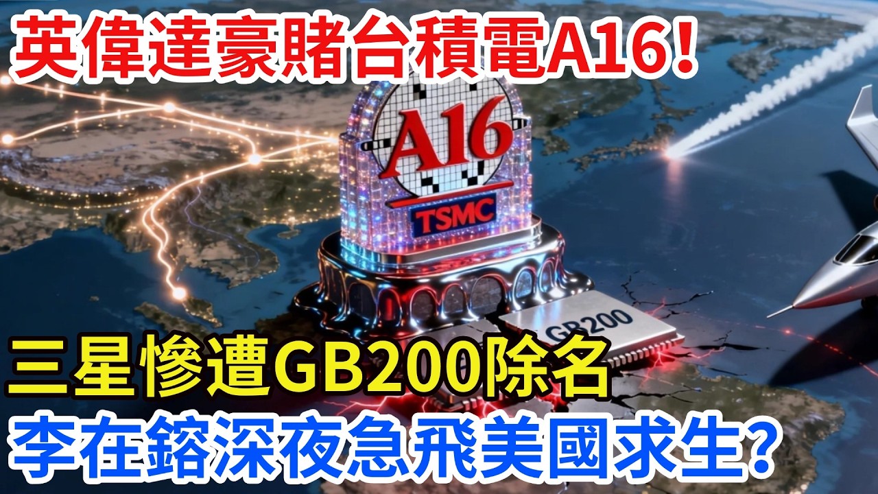 AI晶片大洗牌！ 英偉達全押台積電A16，三星痛失GB200訂單，李在鎔緊急飛美求援？【匠行強國】#工程#科技#中國基建#科普#高鐵#芯片 #全球趨勢新聞#科技#熱門