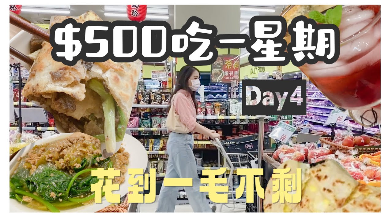 【#省錢 】挑戰$500吃一週💰Day 4 蔥油餅+洛神果醬+肉燥湯冬粉 #省錢食譜 | 月底吃土特餐