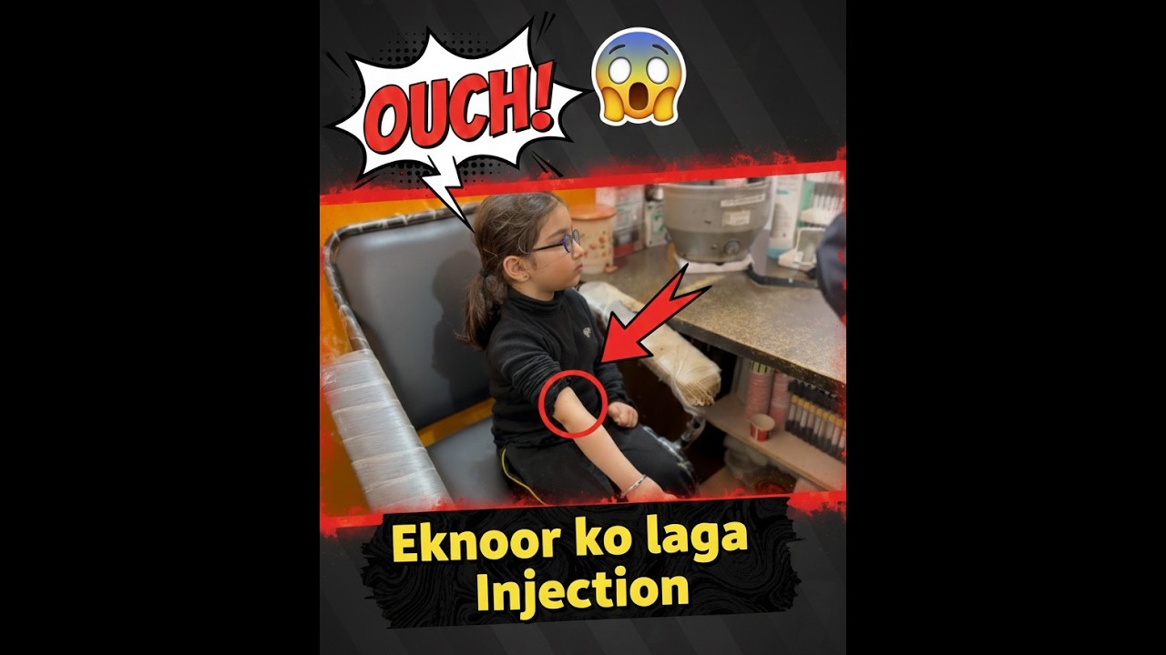 Injection ke baad Food Party!😲| Pain → Food → Masti 😂 | Eknoor’s Whole Day Routine | Brave Day Vlog