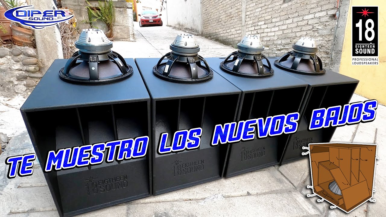 NOS SORPRENDIO ESTE GRAVE - EIGHTEEN SOUND CON BOCINA 18TLW3000 - ESCUCHA COMO SUENAN! -