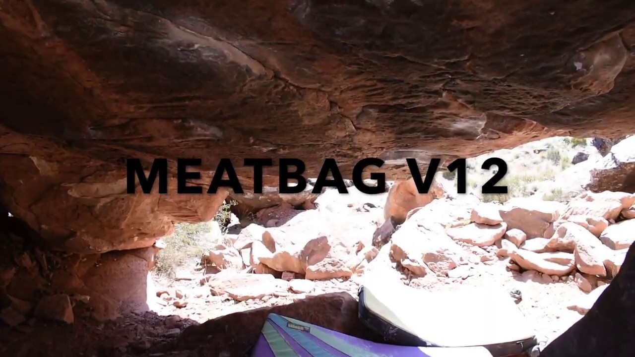 Meatbag (V12) - Moes Valley, Utah
