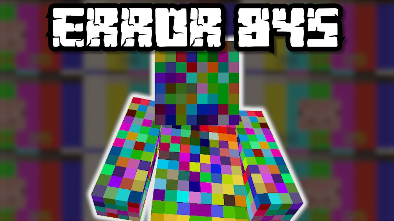 So I played Minecraft ERROR 845...