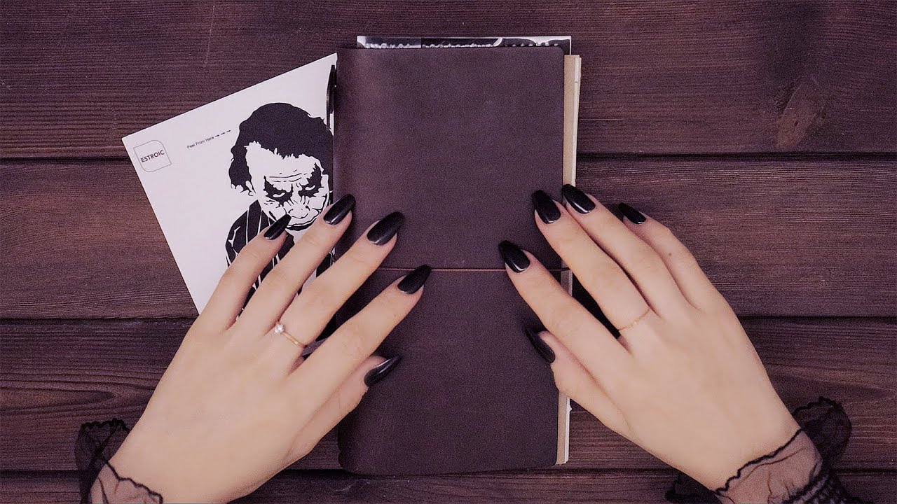 ASMR | Хэллоуин | старинное украшение дневника | no talking