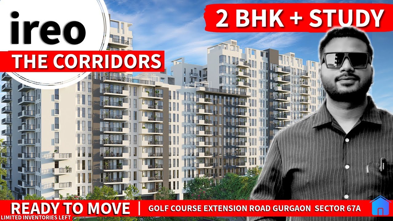 IREO The Corridors Sector 67A Gurgaon 2 BHK + Study Luxury Apartments on Golf Course Extension Road