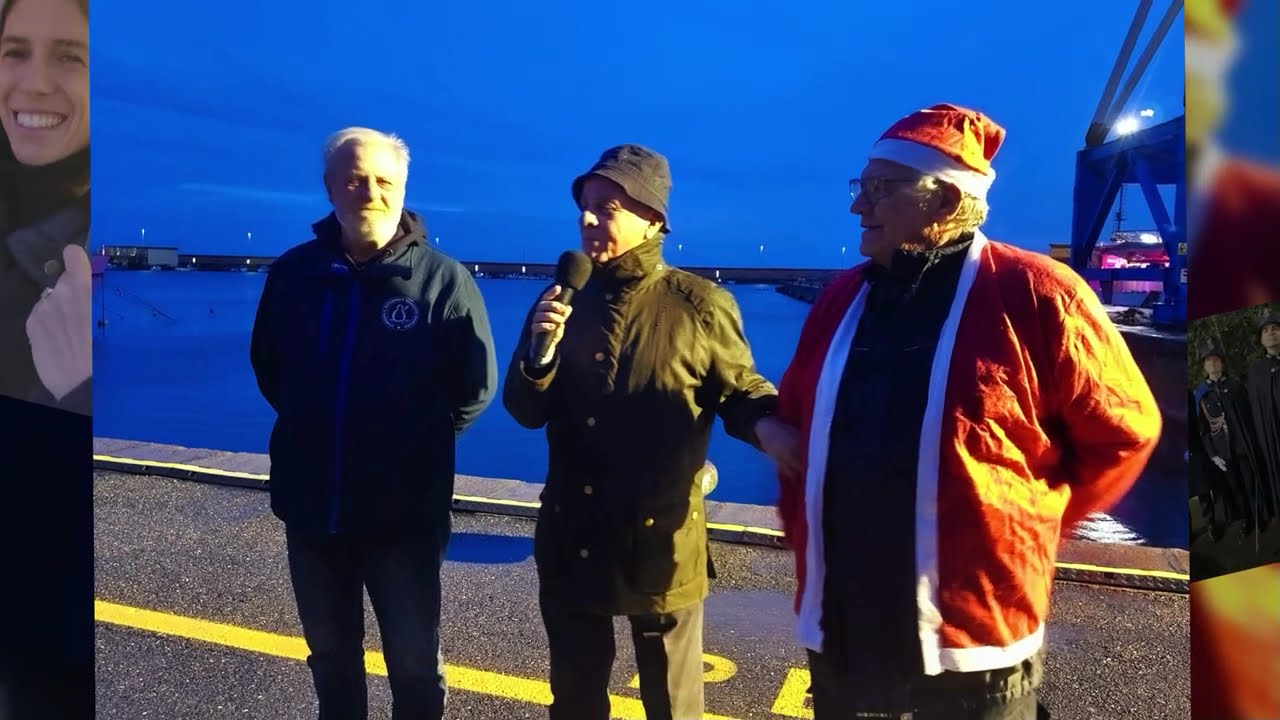Manifestazione Babbo Natale Sub 2025 a Imperia