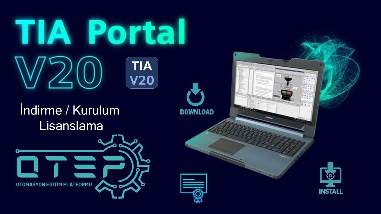 Tia Portal V20 İndirme Kurulum ve Lisanslama I *** Programla ***