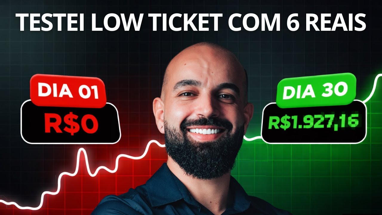TESTEI LOW TICKET COM 6 REAIS