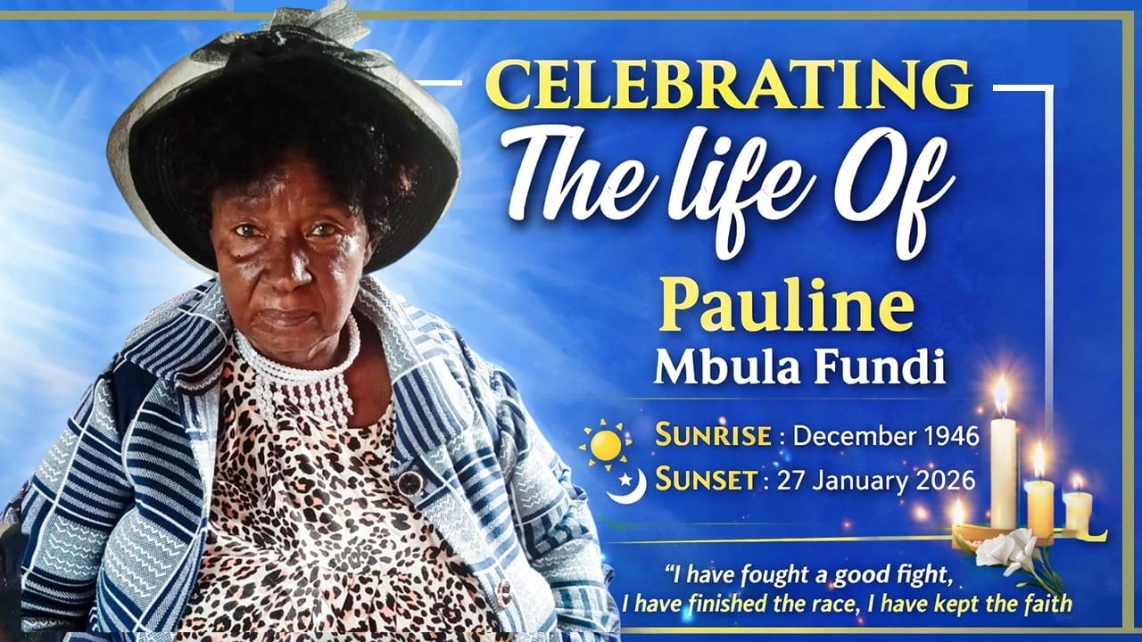 LIFE CELEBRATION OF THE LATE PAULINE MBULA FUNDI.( 1946 - 2026)